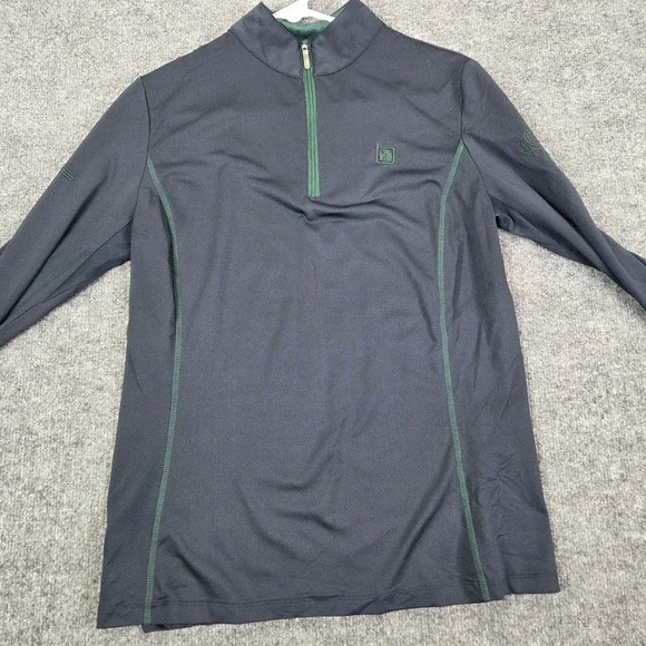 Romfh Pullover Womens Medium Navy Chill Factor Quarter Zip Equestrian‎ Riding - Picture 4 of 11
